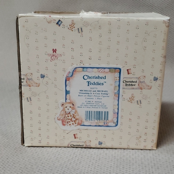 Cherished Teddies, Michelle and Michael with box - Picture 5 of 7